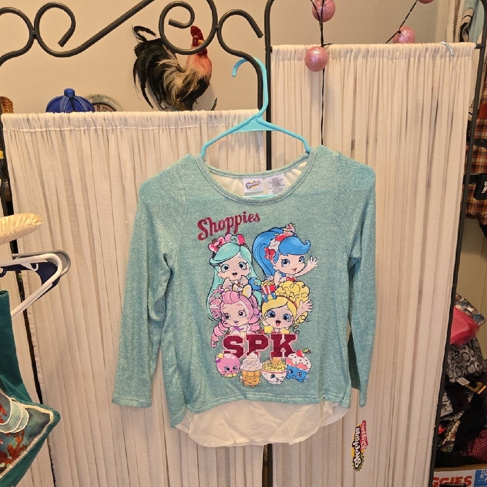 Shopkins Kids Blue Long Sleeve Top